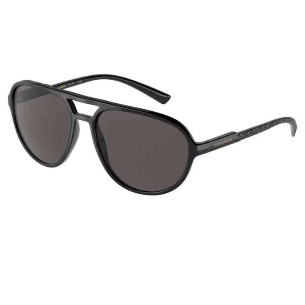 Dolce and gabbana 6150 aviator black frame/grey lens